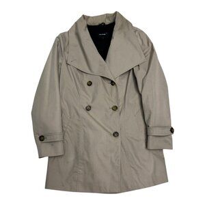 MACKAGE Luxury Designer Business Casual Trench Coat Jacket Womens Large